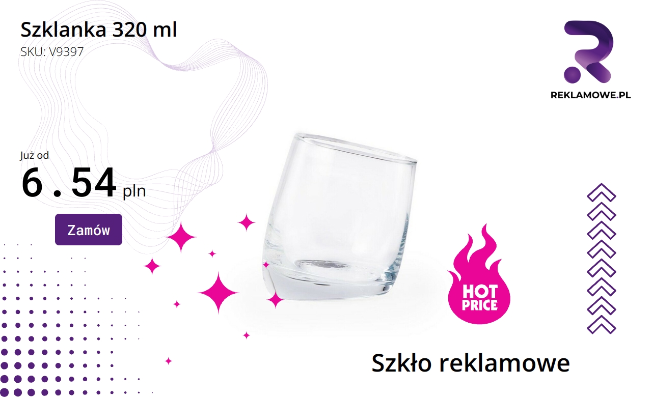 Szklanka o pojemności 320 ml