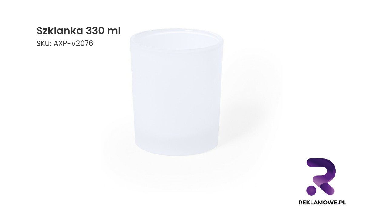 Szklanka o pojemności 330 ml