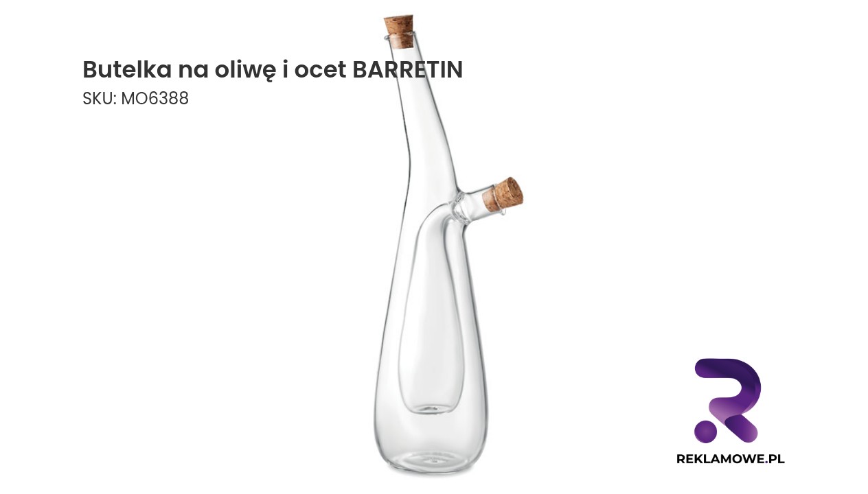 Butelka na oliwę i ocet BARRETIN – elegancka butelka do serwowania oliwy i octu