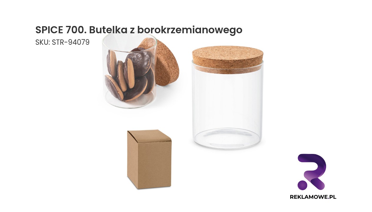 Butelka z borokrzemianowego szkła SPICE 700