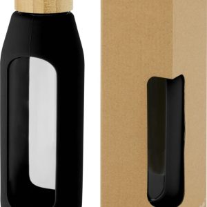 Tidan Butelka z borokrzemianowego szkła o pojemności 600 ml z silikonowym uchwytem 10066601