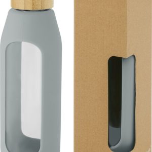 Tidan Butelka z borokrzemianowego szkła o pojemności 600 ml z silikonowym uchwytem 10066601